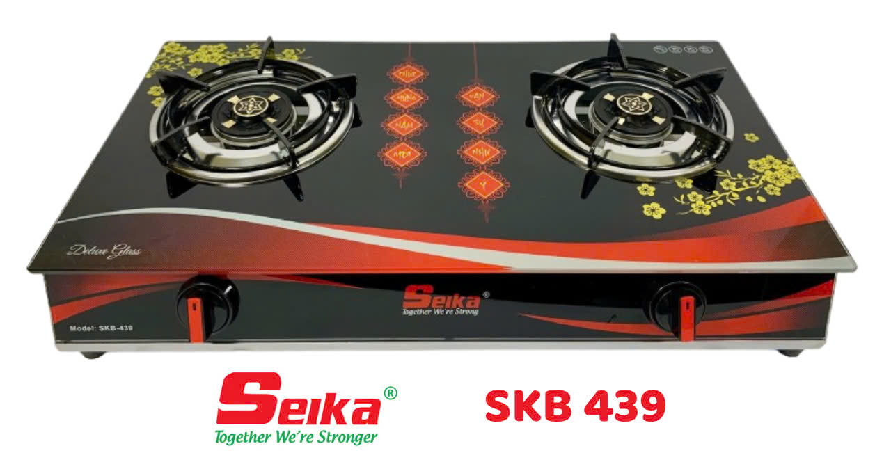Bếp Gas Đôi Mặt Kính SEIKA - SKB 439