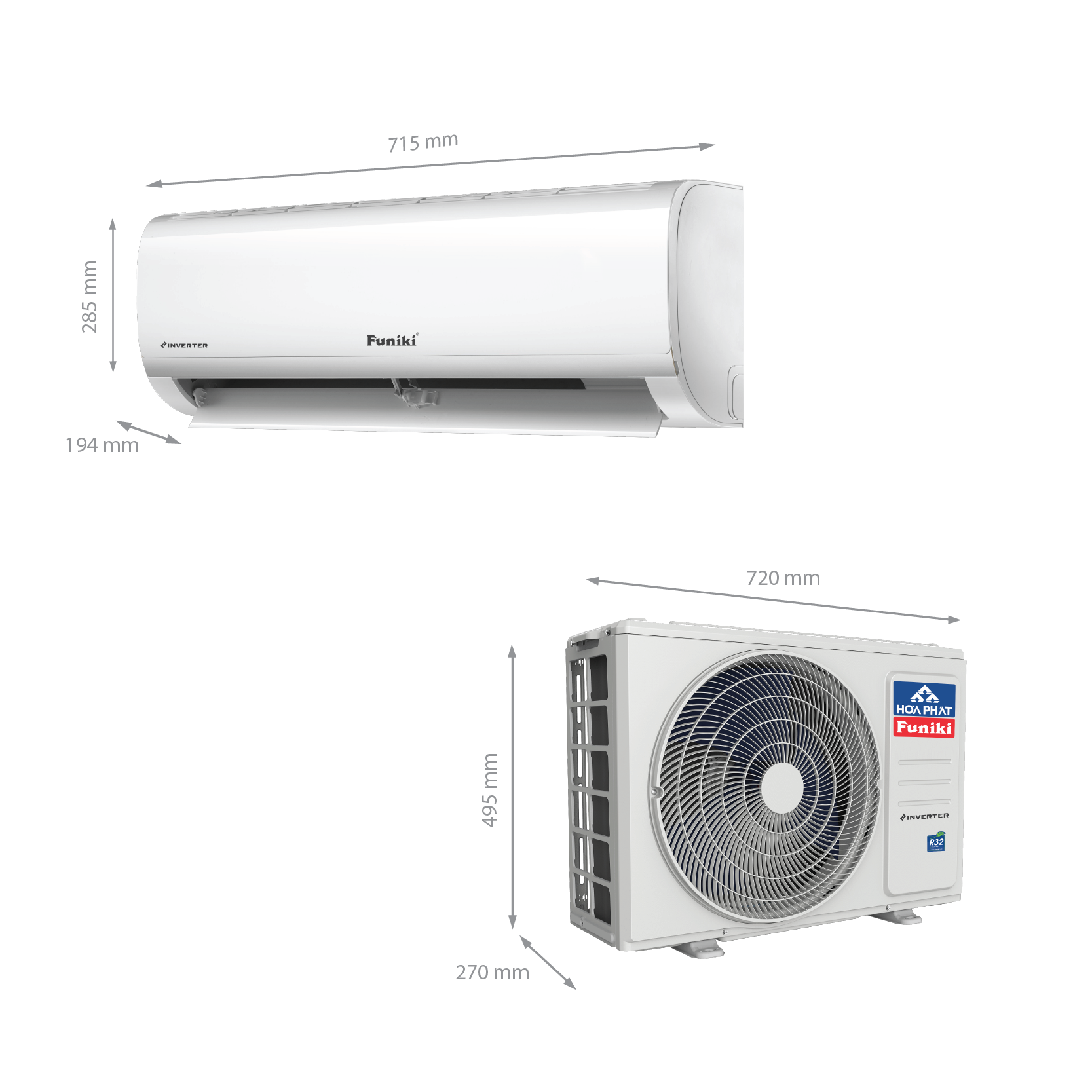 Điều hoà Funiki 9000BTU 1 chiều Inverter HIC 09TMU - Hình ảnh 7