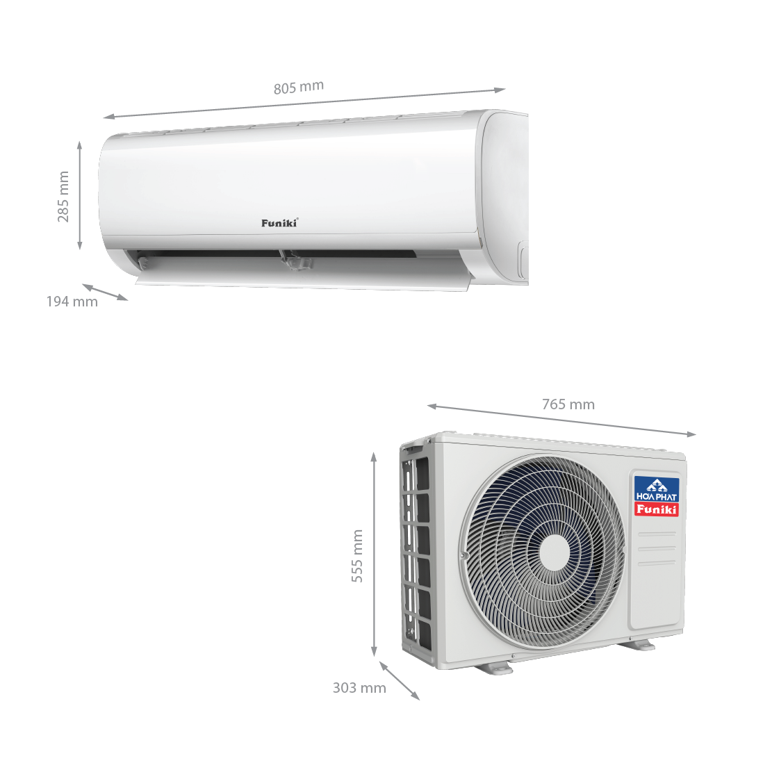 Điều hoà Funiki 9000BTU 1 chiều HSC 09TMU.M6 - Hình ảnh 7