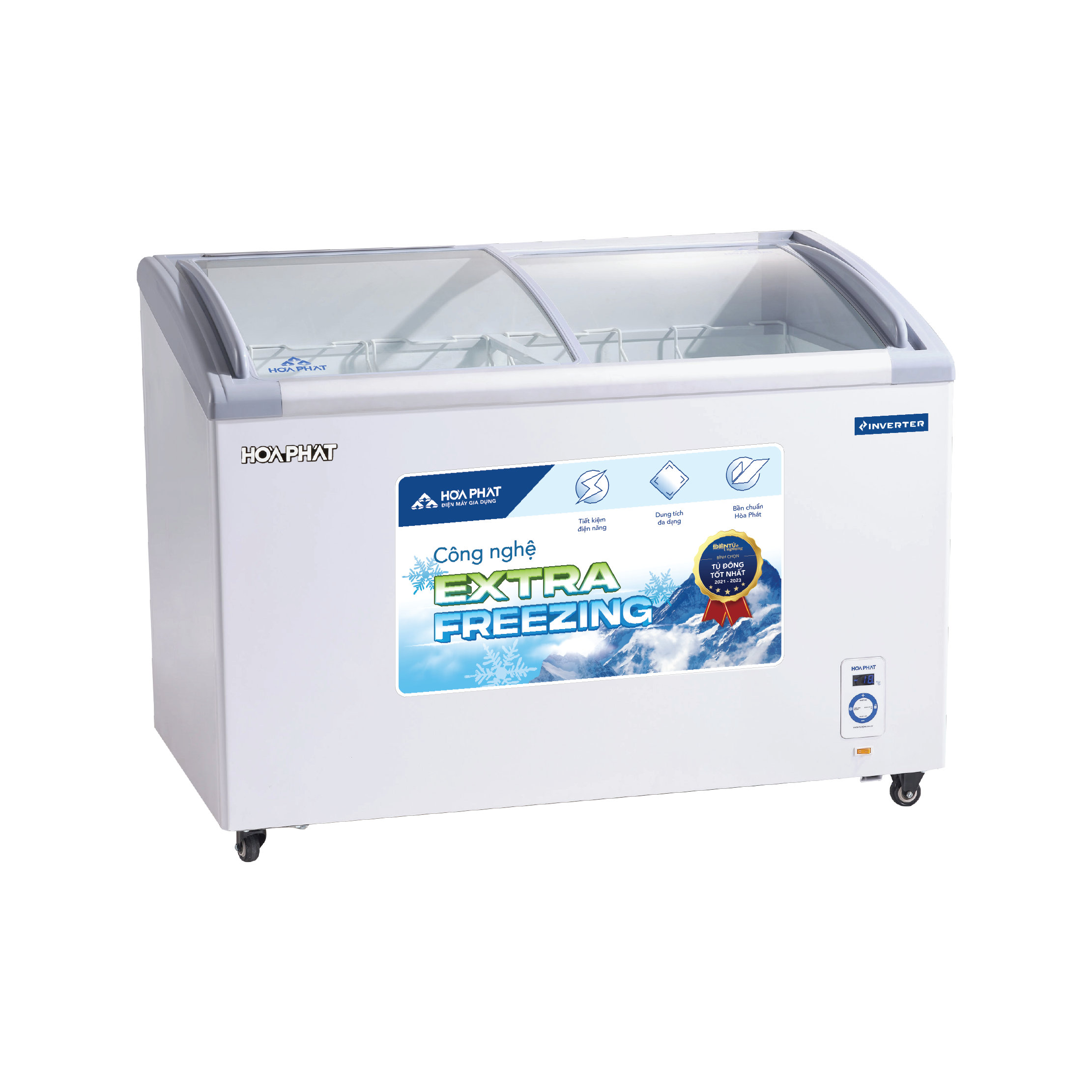 Tủ đông trưng bày Hòa Phát Inverter HSF AD8357.C1 357 lít - Hình ảnh 2