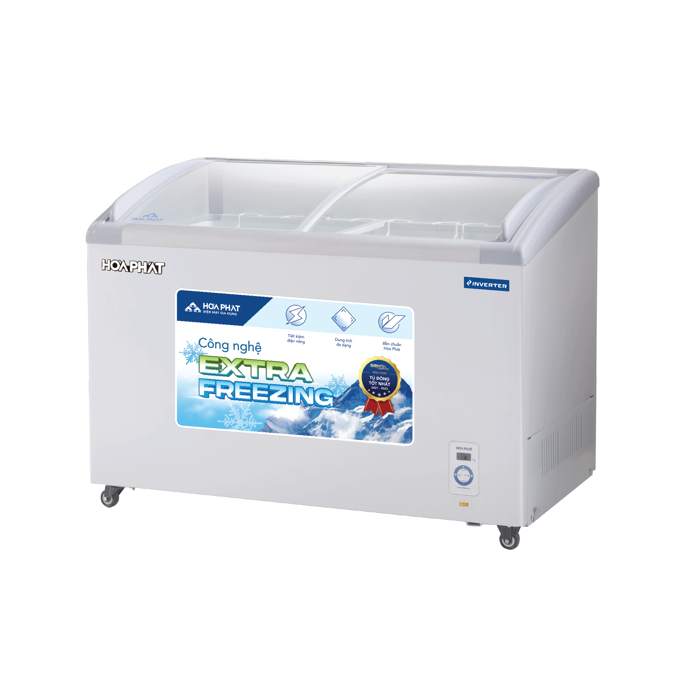 Tủ đông trưng bày Hòa Phát Inverter HSF AD8280.C1 280 lít - Hình ảnh 3