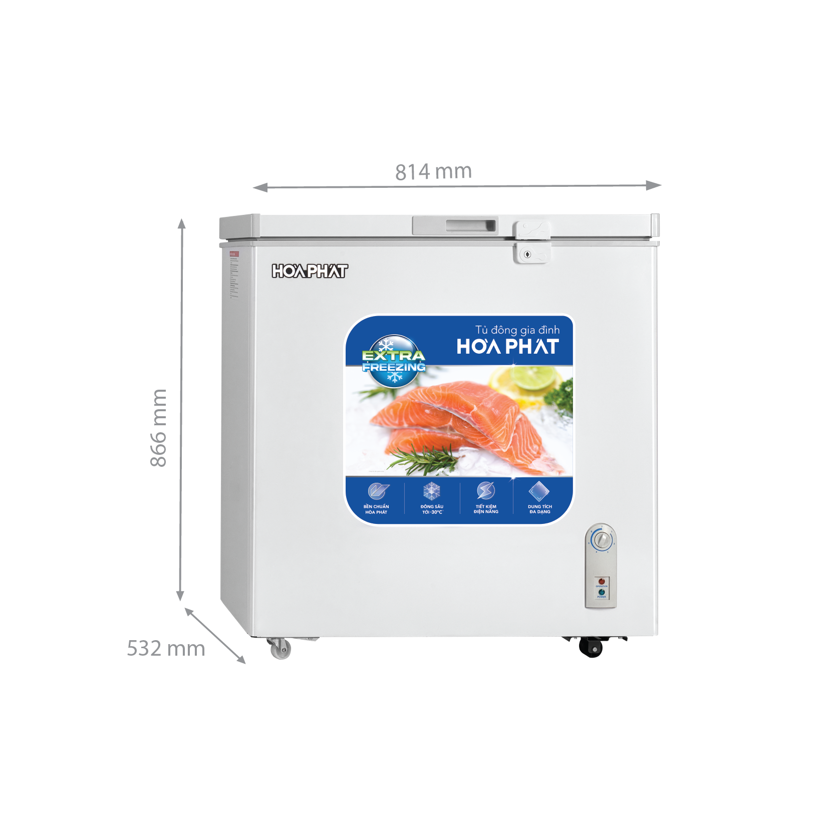 Tủ đông Hòa Phát HPF AN6162 162 lít - Hình ảnh 4