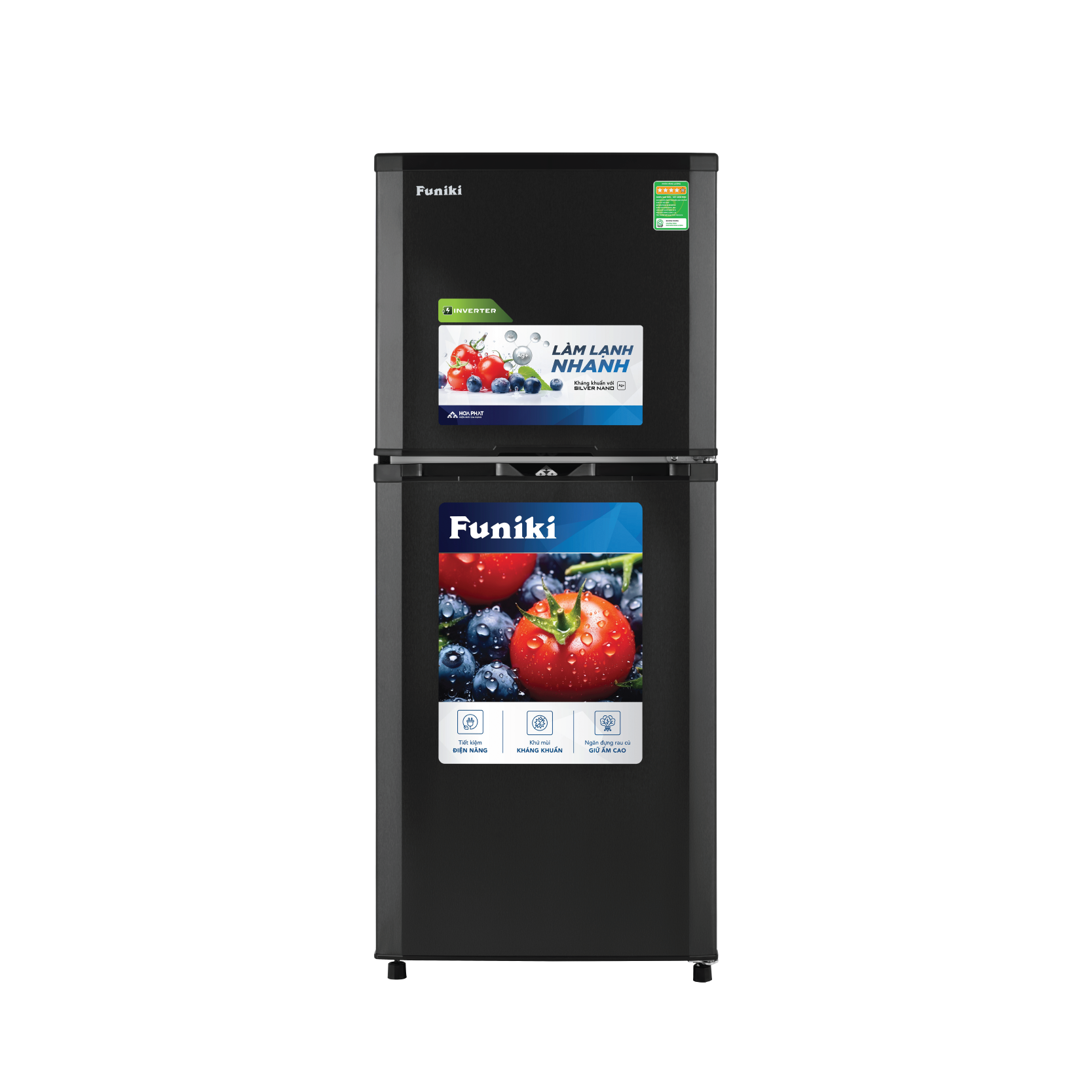 Tủ lạnh Funiki Inverter HR T8185TDG 185 lít