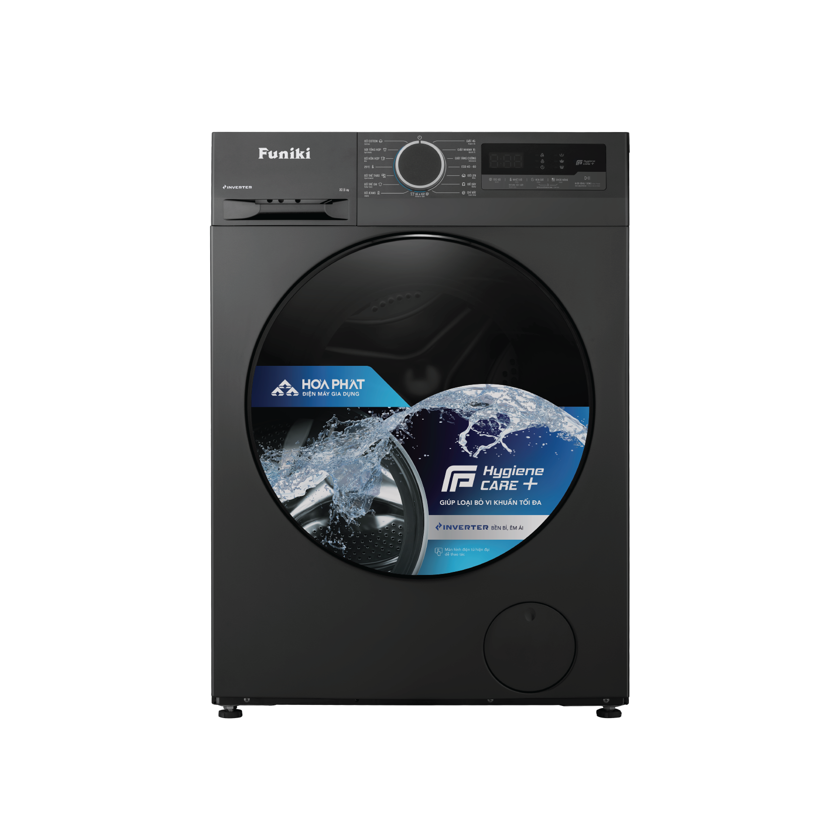 Máy giặt cửa trước Funiki HWM F8105ADG 10.5 kg