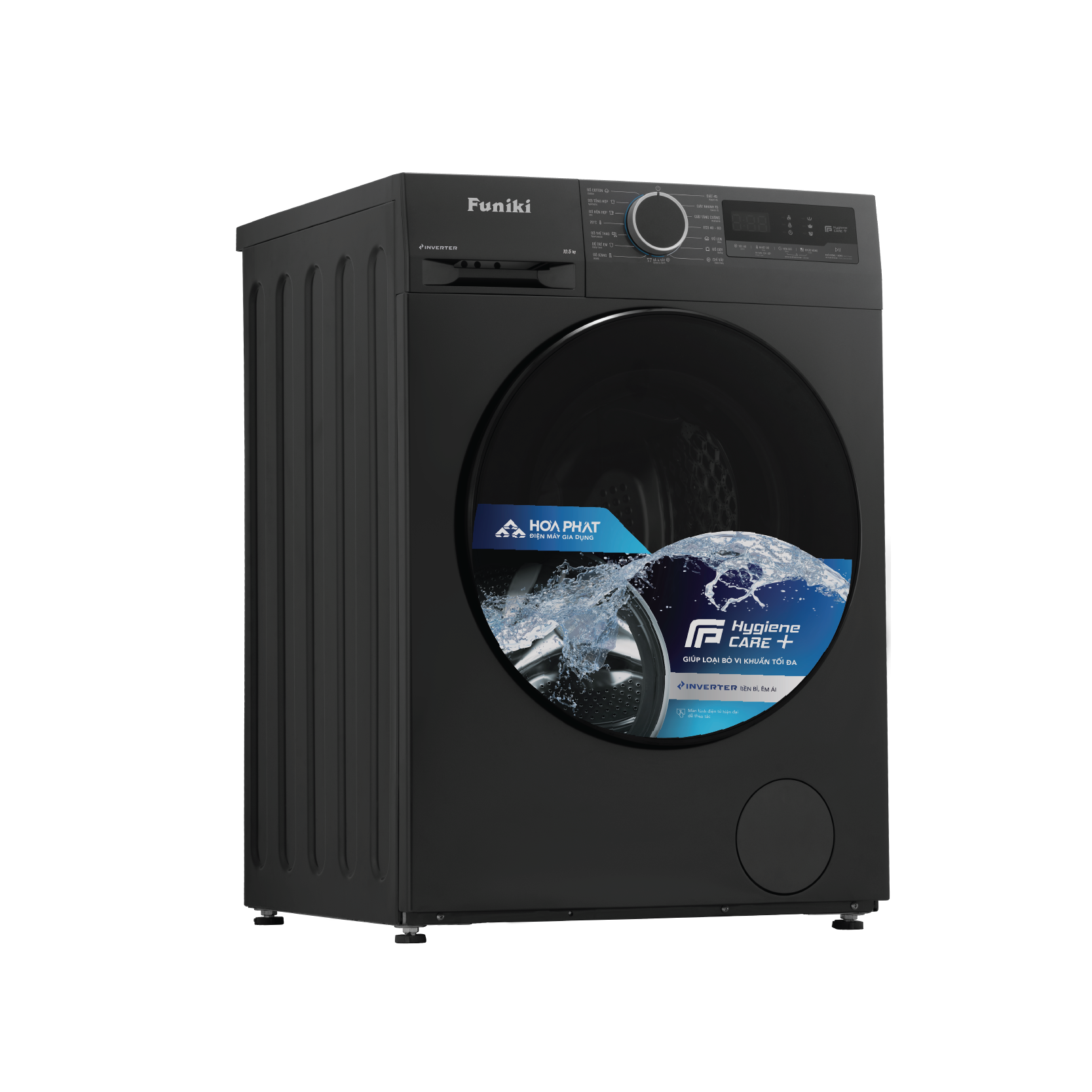 Máy giặt cửa trước Funiki HWM F8105ADG 10.5 kg - Hình ảnh 3