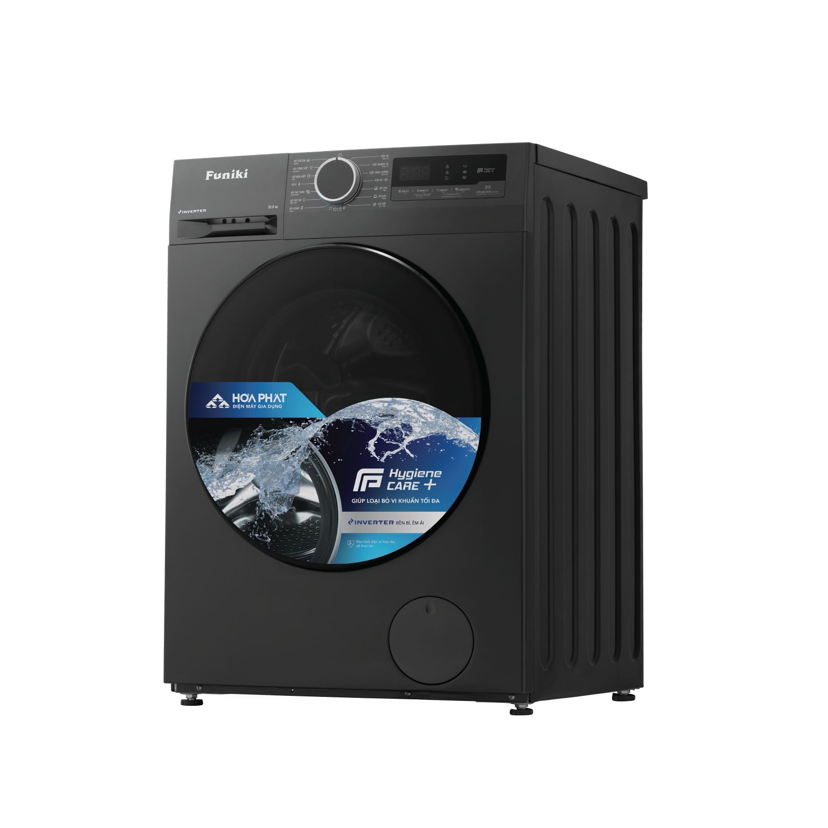 Máy giặt cửa trước Funiki HWM F8105ADG 10.5 kg - Hình ảnh 2